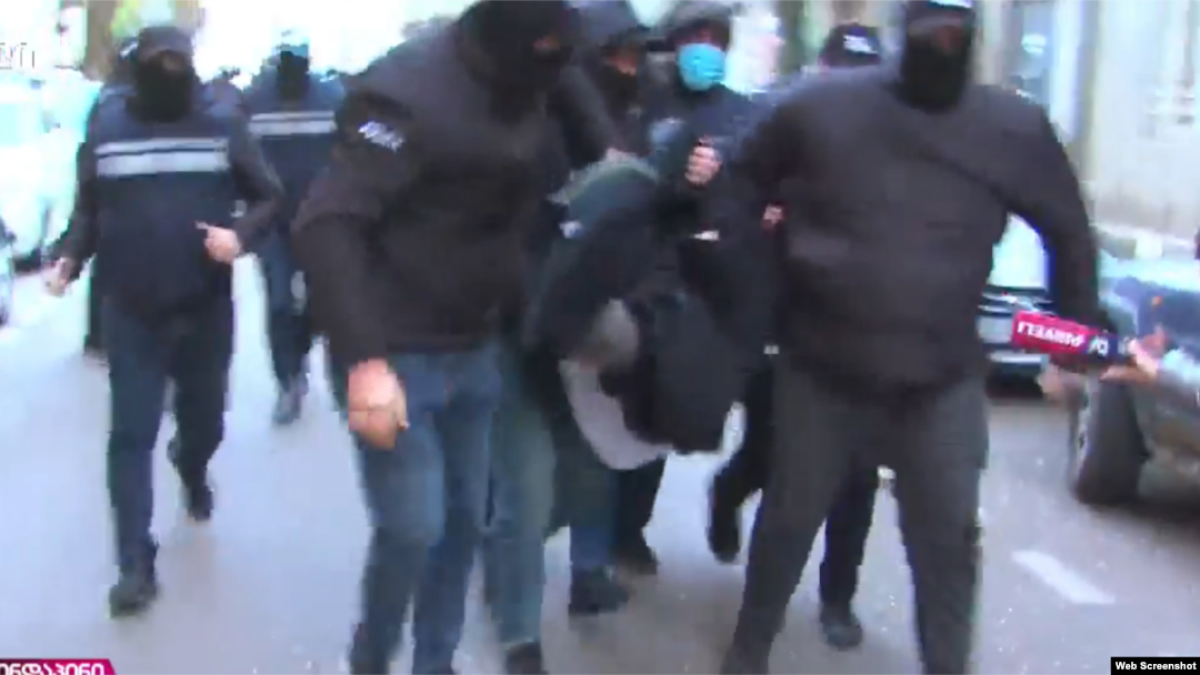 Задержание Ники Гварамия