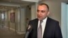 Armenia - Arman Dilanian, the chairman of the Constitutional Court, is interviewed by RFE/RL, Yerevan, April 21, 2025. 